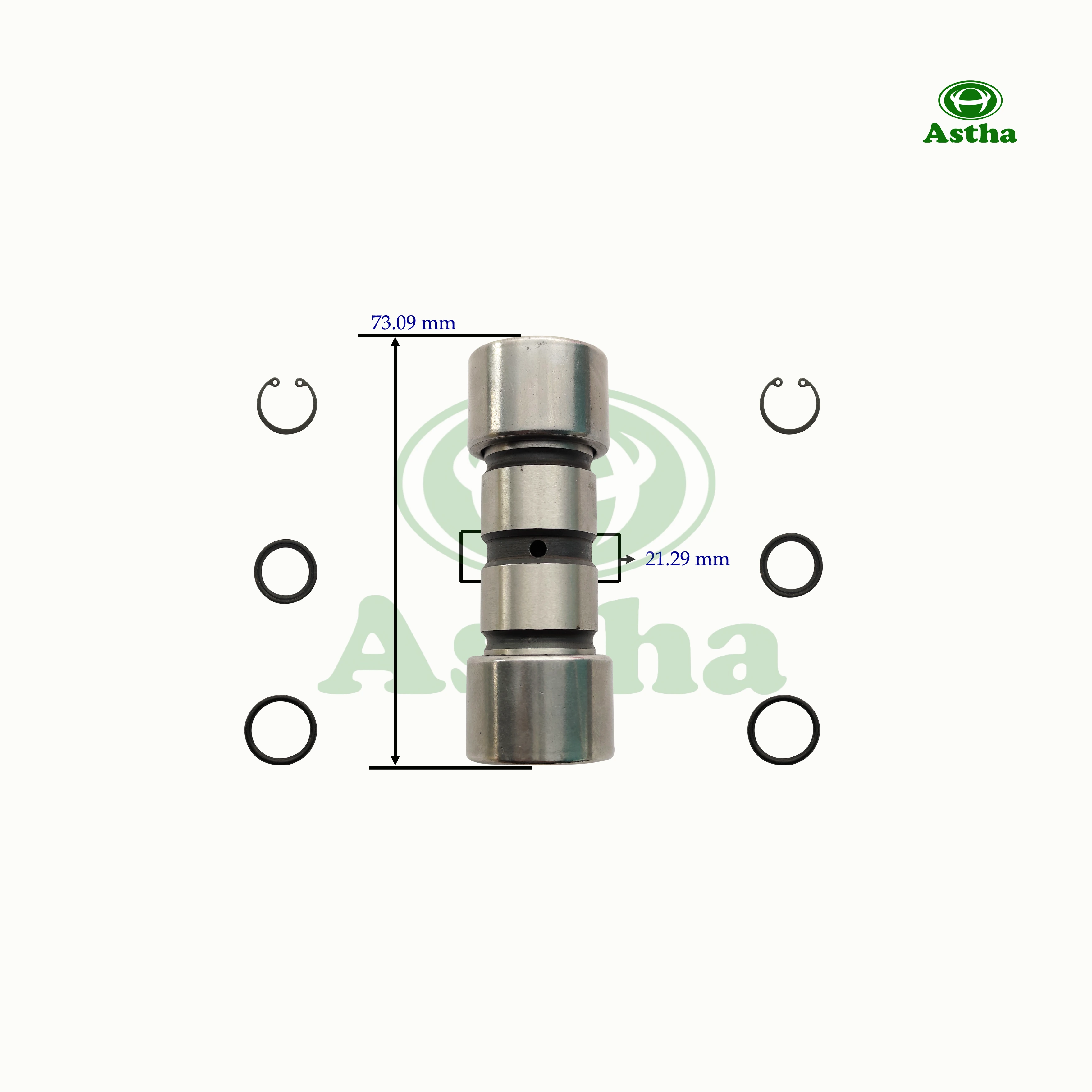 Pivot Pin over Size-6 3W Bajaj RE 4St